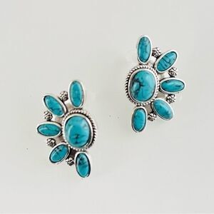 Boho flower earrings N1077